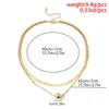 Simple Flat Snake Clavicle Chain Necklace Women Colar Vintage Kpop Ball Pendant Choker Aesthetic Neck Jewelry Accessories