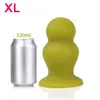 Nxy Anal Toys 4 Size Silicone Large Suction Cup Plug Sex Toy High Quality Anus Dildo Pull Bead Realistic Butt Masturbador Dilatador 220420