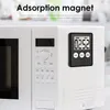 Minuterie de cuisine numérique magnétique cuisson cuisson LCD compte à rebours alarme forte compte à rebours alarme aimant sommeil horloge