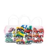 6pcs Pull Back Car Toy Mobile Vehicle Fire Truck Taxi Model Kid Mini Cars Boy Toys Gift W1