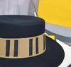 Designer de luxo Chapéu de lã Brand Letters clássicas de alta qualidade Hat de moda de moda Black Fedora para mulheres Caps de lã plana lhhvn