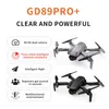 GD89Pro + 글로벌 무인 항공기 4K 카메라 미니 차량 WiFi FPV Foldable Professional RC 헬리콥터 Selfie Drones 장난감 아이용 배터리