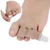 Voetbehandeling unisex klittenband vinger teen brancard yoga lopers dansers fitnessapparaat teen bandage valgus draagt ​​een stoffen strip