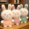Lovely Pearl Rabbit Plush Toys Kawaii Stuffed Soft Standing Rabbits Dolls Cartoon Toys Children Baby Birthday Gift