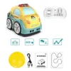 RC Sensor inteligente Control remoto dibujos animados Mini Radio controlado modo s eléctrico música inteligente juguetes ligeros para niños 220608gx