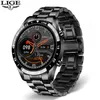 2021 Ny Smart Watch Men Full Touch Screen Sports Fitness Watch IP67 Waterproof Bluetooth för Android iOS Smartwatch Mens201H265524210268