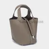 fashion bag luxury women's designer tote Women's Bag leather Lock Picotin Head Layer Bucket bag Package portable Cross body