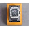 Caso de relógios mecânicos de luxo Case embutida Diamond Tourbillion Richa Milless Brand Watches Men Swiss Movement Wristwatches