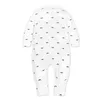 0-2Y Baby Boy Jumpsuit för nyfödda Fashion Print Long Sleeve Rompers 2021 Autumn New Cotton Kids Clothes Girls Costumes G220510