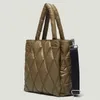 Designer märke Lingge quiltad vadderad stor tote nylon kvinnor handväskor lyx ner bomullskuldrikväskor shoppare väska 2022 220427