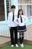 Kleidungssets Koreanische Schuluniformen Set für Mädchen Weißes Hemd Rock Student Hosen Japanische Uniform Jungen Cosplay KostümKleidung