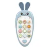 Bebek Telefon Oyuncakları İki Dilli Telefon Teether Müzik Sesi Erken Eğitimsel Öğrenme Makinesi Elektronik Çocuk Hediyesi 220715