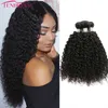 100 mongoliska jungfru hår kinky lockigt hår 34 bunt ombre afro lockiga två toner t1b30 t1b99j naturliga svarta bruna buntar opa8600940