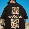 ZAZOMDE Summer Cute Tiger Print Tshirt Couple Loose Tees Shirts Casual Hip Hop Tshirt Cartoon Printing High Street Tops Men 220621