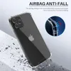 Étuis de téléphone rigides en acrylique hybride antichoc transparent pour iPhone 13 12 11 Pro XS Max XR 8 7 6 Plus Samsung S22 S21 S20 Note20 Ultra A72 A52 A32 A12 S21FE Redmi Huawei