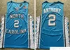 Cousu NCAA Caroline du Nord Tar Heels College Basketball Jerseys Vince 15 Carter Michael 23 Jorden Cole 2 Anthony Vintage Jersey Mens Laney High