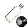Pusta szklana szklana butelka okrągłe ramię srebrna pokrywka aluminiowa z napełnieniem wtyczkowym przenośne opakowanie kosmetyczne 5 ml 10 ml 15 ml 20 ml 30 ml 50 ml 100 ml