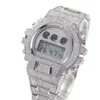 高級フルダイヤモンド腕時計ゴールド腕時計デザイナーメンズ腕時計高品質ファッション電子デジタル腕時計