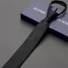 Nœuds papillons de haute qualité 2022 Designers Marques Mode Business Casual 5cm Slim pour hommes Zipper Cravate Bureau Travail avec boîte-cadeau