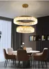 LED Crystal Chandelier for Living Room Modern Bedroom Cristal Hanging Lamp Gold Indoor Home Decoration Light Fixtures