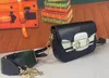 New Designer Shoulder Bags Horse Bit Genuine Leather Handbags Fashion Cooperative Style 1955 Mini Crossbody Bag