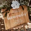 Binidos a Nuestra Boda Sign Vinyls Textos personalizados Decalques de quadros de quadros de casamento de casamentos adesivos de festa personalizados 220613