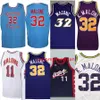 College Basketball Louisiana Tech Bulldogs Jersey Karl # 32 Malone Rembeback майки Урожай сетки сшитая вышивка на заказ большой размер S-5XL