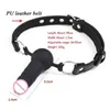 Nxy Sm Bondage Silicone Open Mouth Gag Oral Stuffed Plug Roleplay Restraints Slave Bdsm Fixation Strap Adult Games Sex Toys 220423