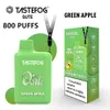 QK Ny engångsvape Box 800 Puffs Electronic Cigarette Tastefog Factory Direct Wholesale Top Quality 10 E-Liquid Flavors 2% NIC