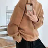 2022 frauen Winter Sweatshirts Fleece Warme Baumwolle Pullover Y2K Übergroße Hoodies Koreanische Trainingsanzug 2021 Za Frauen Kleidung T220726