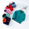 2022 Autumn Girls Boys Casual Polar Fleece Jacket Baby Kids Children Warm Coat Outerwear J220718