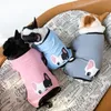 Spring Pet Scossuit French Bulldog Pet Ubrania dla małych dużych psów płaszcz bawełniany zwierzak odzieży dla psów Pug Ropa perro 2011277s