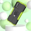 Shockproof Armor Cases For OnePlus Nord CE 5G N200 5G Magnetic Metal Ring Stand Soft TPU Bumper Hard PC Protective Back Cover