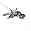 Pendant Necklaces Stainless Steel Eagle Skull Necklace For Men Hip Hop Rock Party Jewelry GH072501Pendant