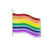 Rainbow LGBT -broches Cartoon hartvlag schapen email pinnen lesbiennes homo's trots badge minnaar kleding revers pin cadeau 1407 d3