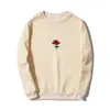 New Men Hip Hop Casual Brief Popular Sweatshirts Fashion Man Streetwear Harajuku Autumn Winter Funny Rose Print Hoodie Clothes