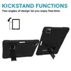 Defender Kickstand Tablet PC Hüllen für Ipad 10. 10.2 Pro 11 Air 5 Air4 10.9 Air2 Mini 6 Mini 5 Samsung Galaxy Tab A8 X200 A7 Lite T220 T500 P610 Dual Color stoßfeste Abdeckung