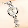 Relojes de pulsera Marca Lvpai Reloj de moda Mujer Pulseras de oro rosa de lujo Reloj de pulsera Cristal Cuarzo Vestido de negocios Reloj informal Relojes de pulsera