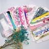 Оптовая цветовая ресна картонные коробки ресниц косметические цвета упаковочная коробка многоцветная бумага Кейс с одной парой драматической 3D-ресницы для норки.