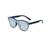 Оптовые дизайнерские круглые солнцезащитные очки Оригинальные очки открытые оттенки ПК рама мода Классическая леди зеркала для женщин Мужчины.
