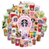 54 Starbucks Coffee Milk Tea Mugs Graffiti Stickers Laptop Luggage Car Stickers