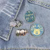 Mama Papa Bear Emaille Pins Custom Moeder Vader Broches Revers Badge Bag Cartoon Dieren Sieraden Verjaardagscadeau voor familie
