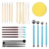 Polymer Clay Tools Ball Stylus Dotting Tools Modeling Rock Painting Kit for Pottery Craft XBJK2207