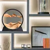 3D kum saati sanat benzersiz dekoratif süsler cam quicksand boyama oturma odası ofis masaüstü dekorasyon 220406