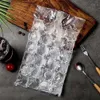 Estoque Atacado Bar Produtos Descartáveis ​​Cubo de Gelo Sacos Empilháveis ​​Liberação Fácil Reliberar bandejas auto-selo Friozing Maker Cold Pack Refrigerador Saco para Cocktail Food Wine