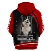 Damen Hoodies Sweatshirts Border Collie 3D Gedruckt Lustige Pullover Männer Für Frauen Tier Pullover Drop 06