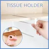 Haken Schienen Küche Tissue Halter Hängen Badezimmer Toilette Rollenpapier Handtuch Rack Schrank Tür Haken Praktische OrganizerHooks