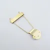 1 Set Jazz Guitar Bridge Trapeze Tailpiece For Hollow Body Archtop Guitar Gold