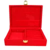 FALSO CILESSO 1PC Caixa de jóias Multúcio ao recipiente de casamento chinês Organizerfalse Organizerfalse