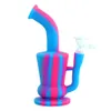 Shisha Dab Rig Bongs Drucken mit farbenfrohen Wasserrohr zum Rauchen